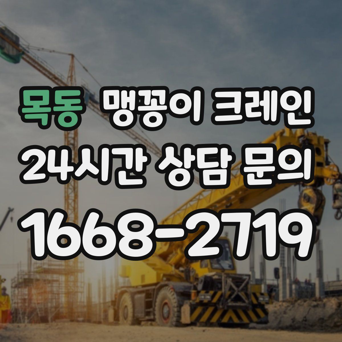 목동 맹꽁이 크레인