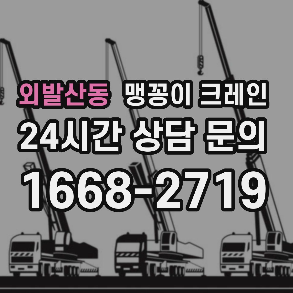 외발산동 맹꽁이 크레인