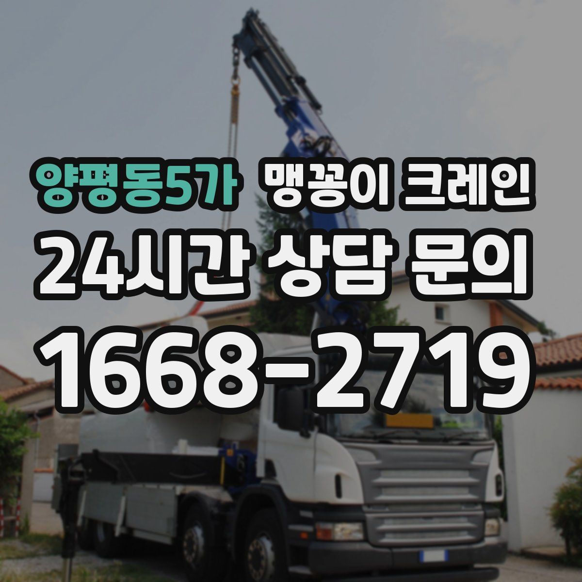 양평동5가 맹꽁이 크레인