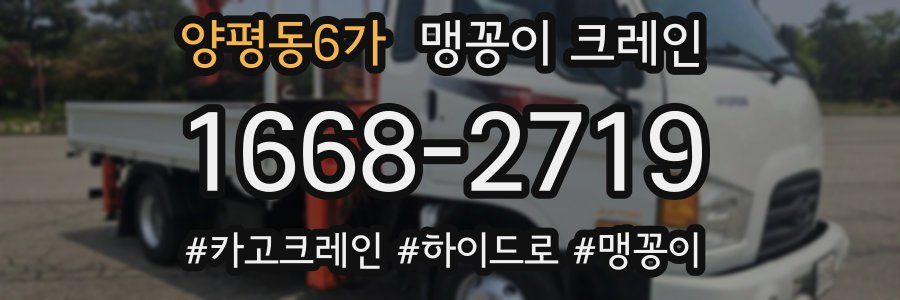 양평동6가 맹꽁이 크레인