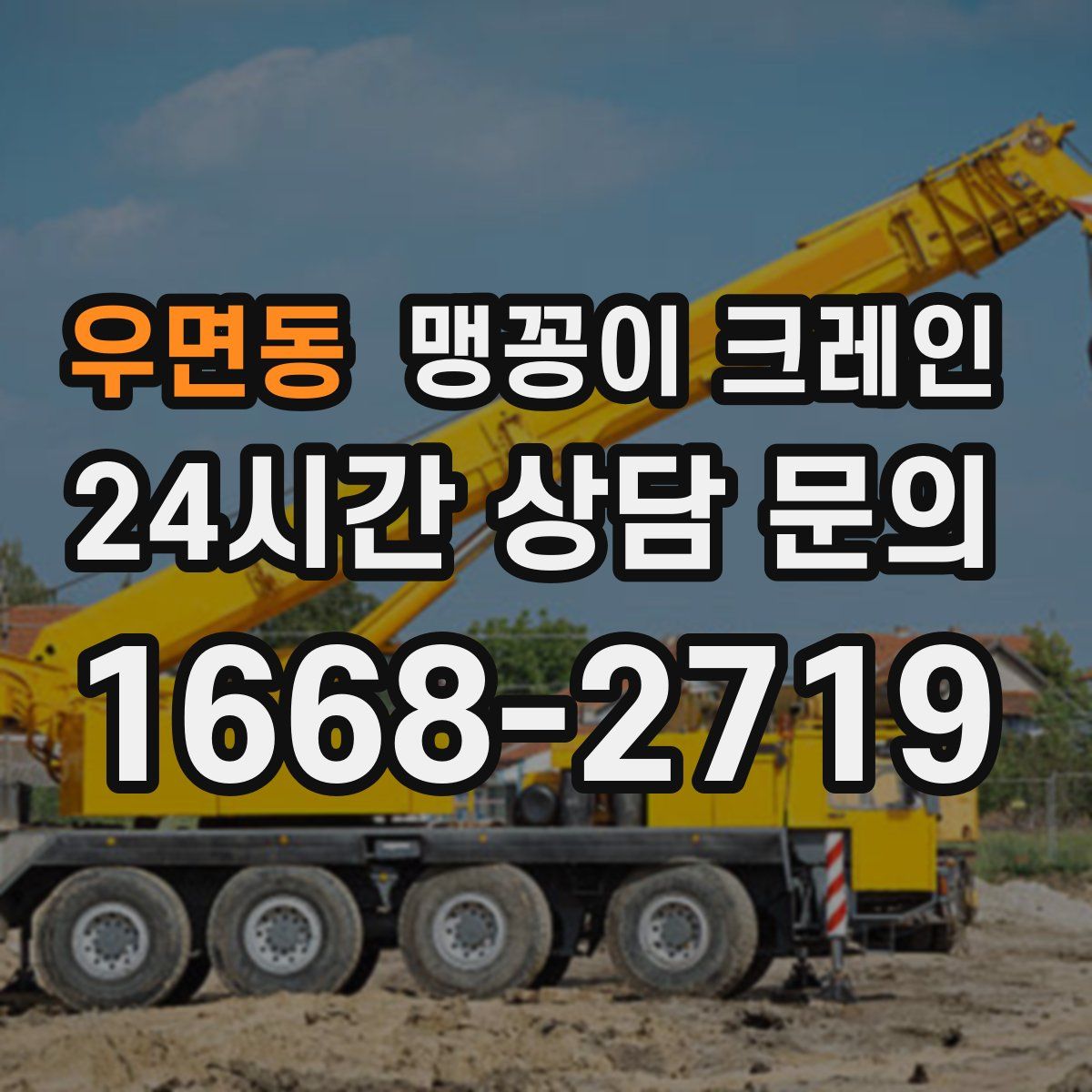 우면동 맹꽁이 크레인