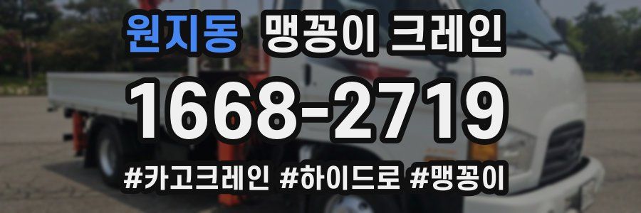 원지동 맹꽁이 크레인