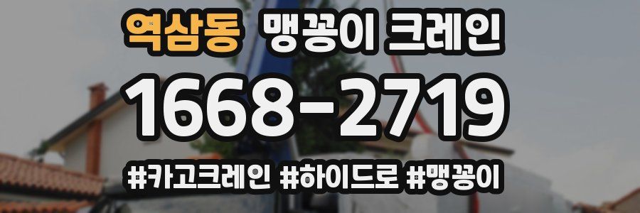 역삼동 맹꽁이 크레인