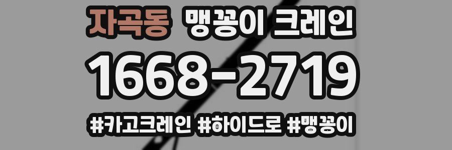 자곡동 맹꽁이 크레인