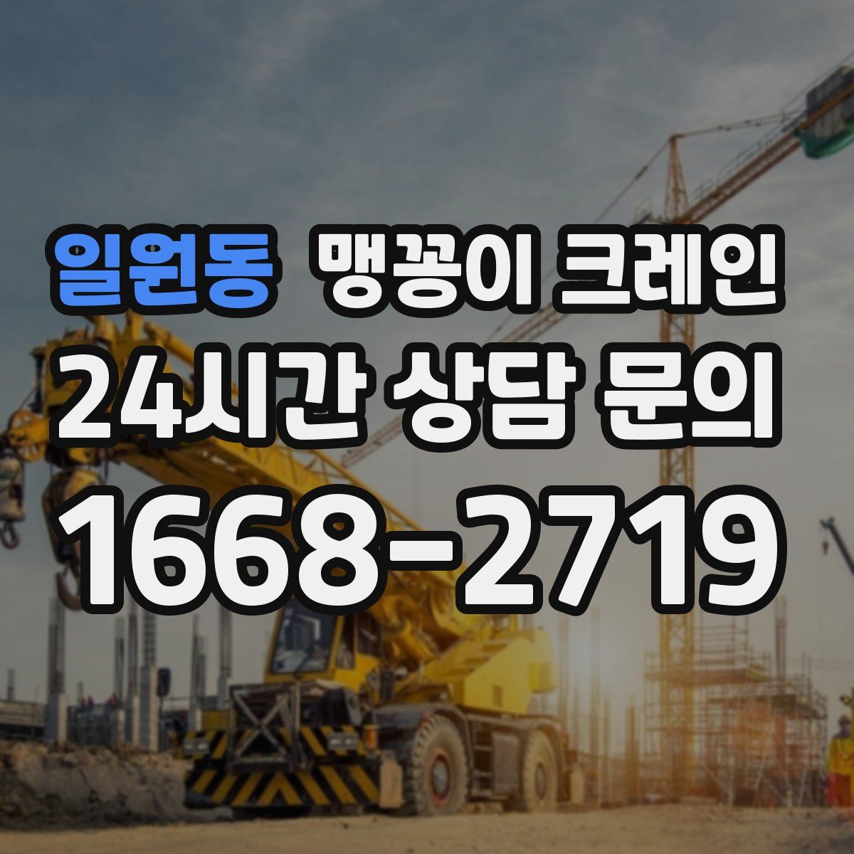 일원동 맹꽁이 크레인