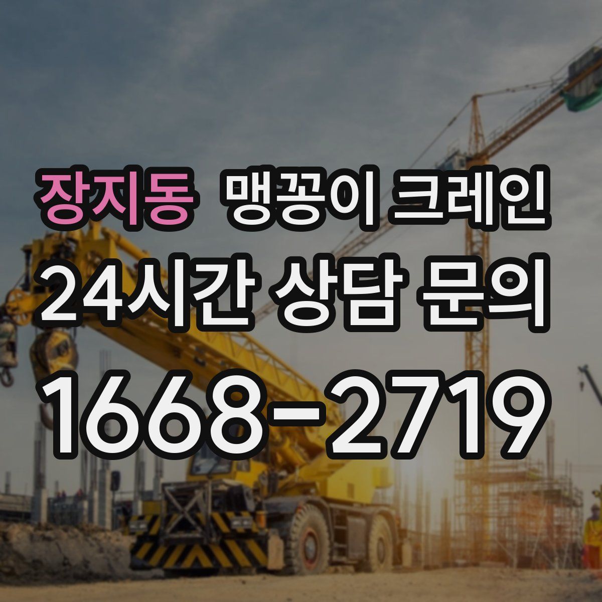 장지동 맹꽁이 크레인
