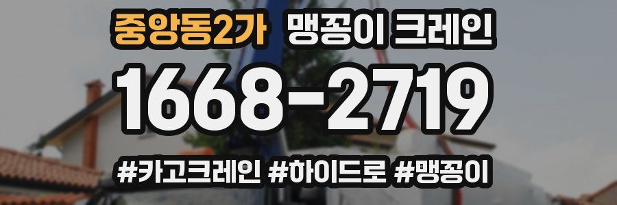 중앙동2가 맹꽁이 크레인