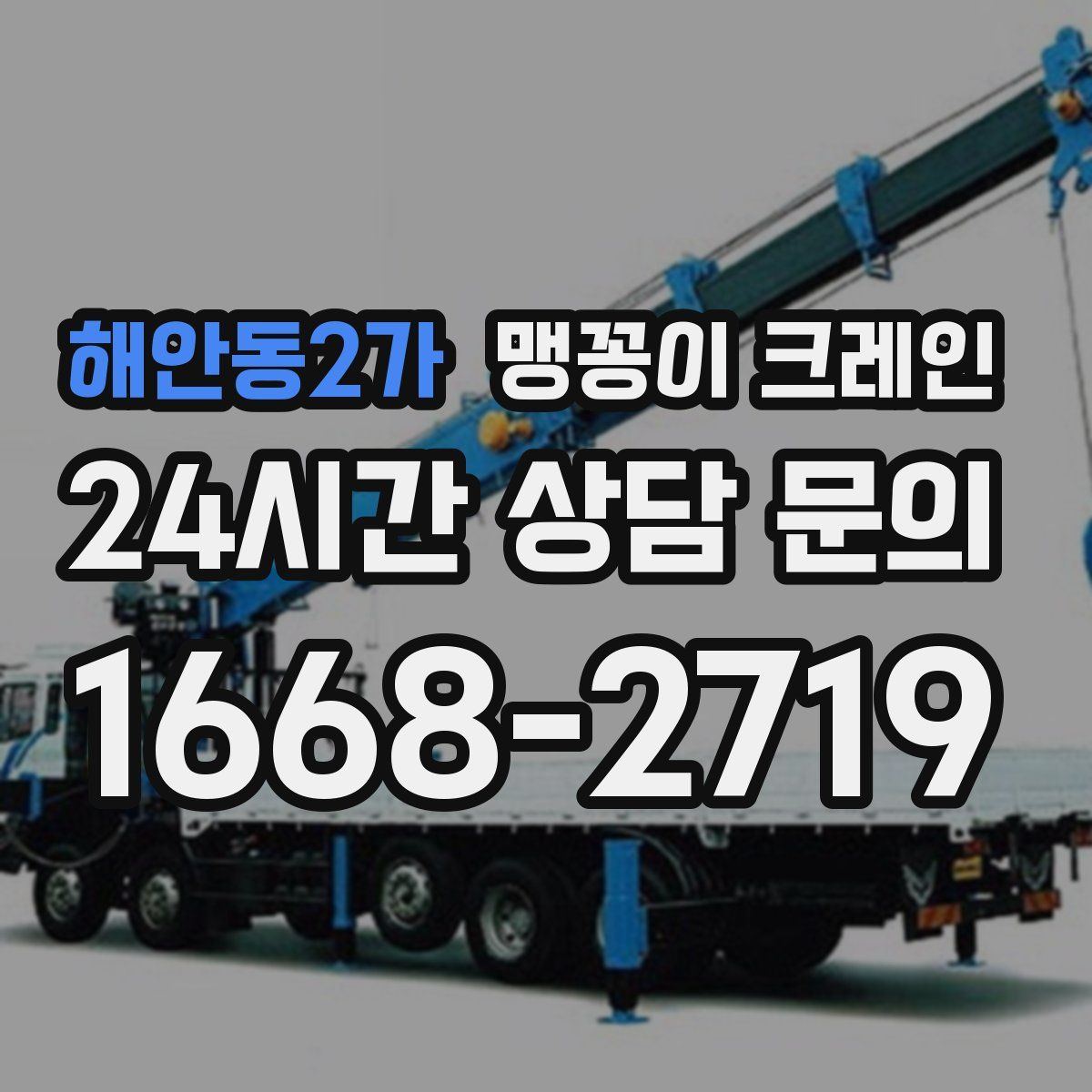 해안동2가 맹꽁이 크레인