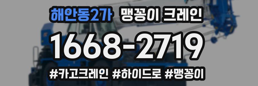해안동2가 맹꽁이 크레인