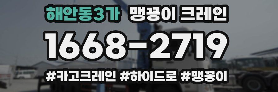 해안동3가 맹꽁이 크레인