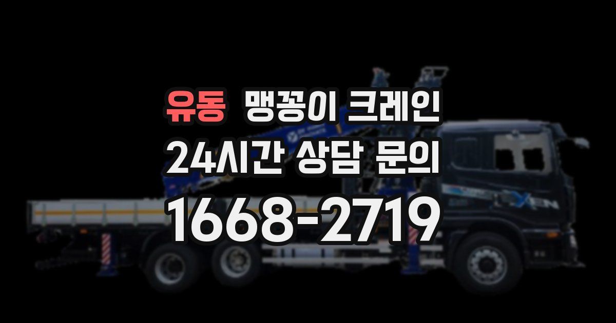 유동 맹꽁이 크레인