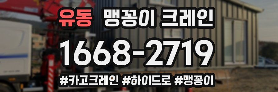 유동 맹꽁이 크레인