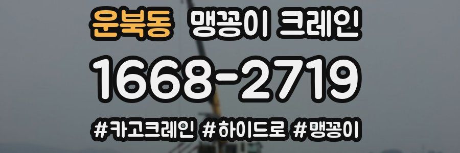 운북동 맹꽁이 크레인