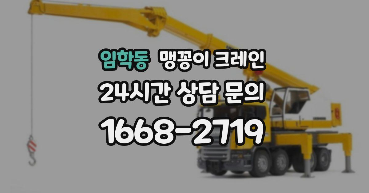 임학동 맹꽁이 크레인
