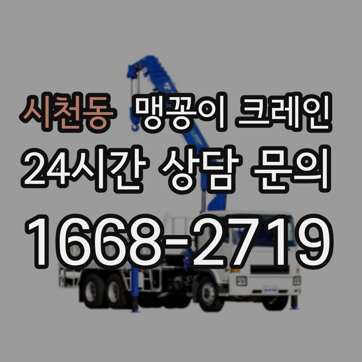시천동 맹꽁이 크레인
