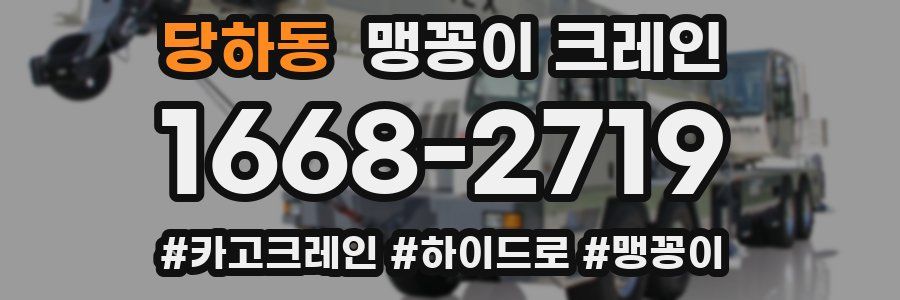 당하동 맹꽁이 크레인