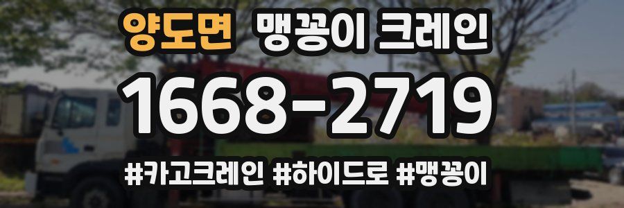 양도면 맹꽁이 크레인