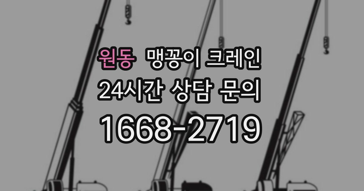 원동 맹꽁이 크레인