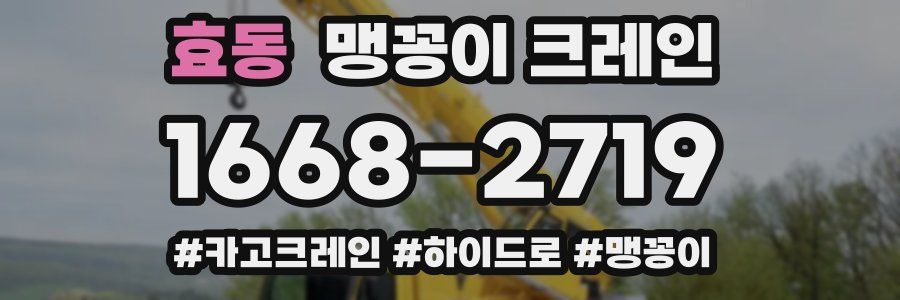 효동 맹꽁이 크레인