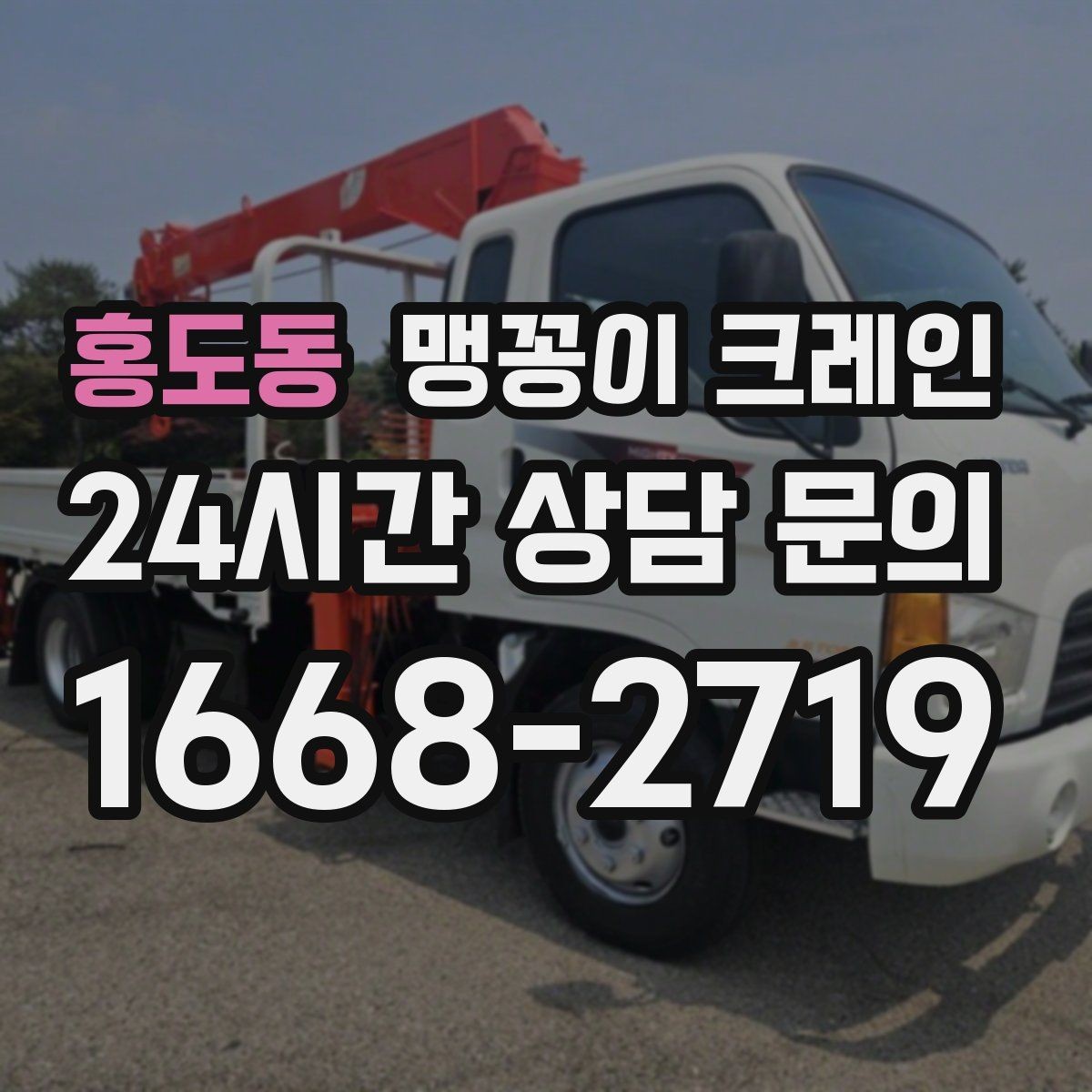홍도동 맹꽁이 크레인 현장에 맞는 장비 선정이 중요한 이유