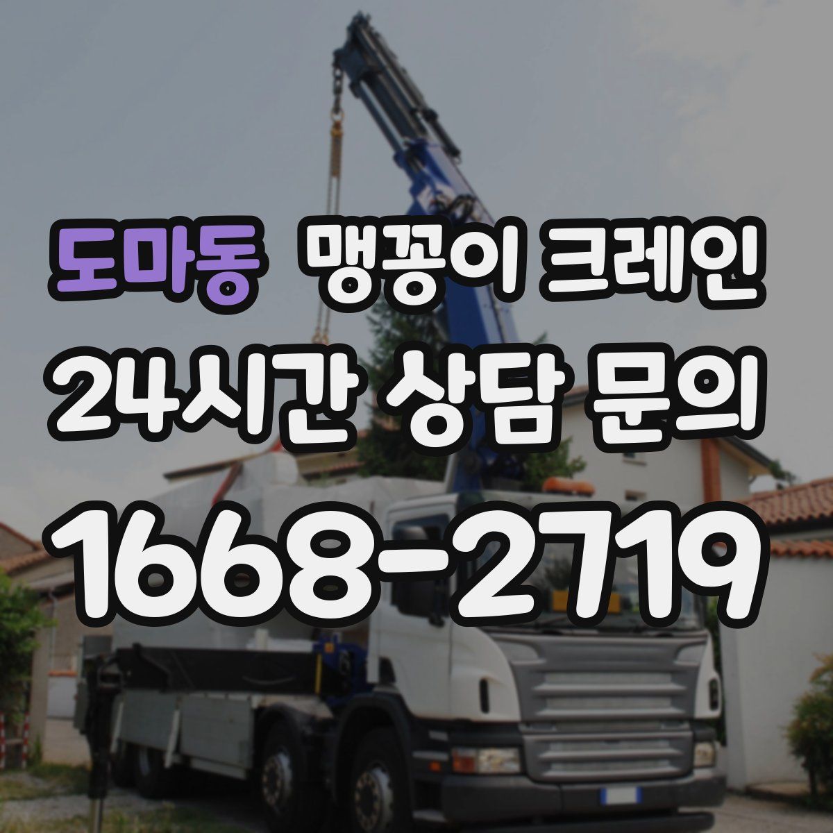 도마동 맹꽁이 크레인