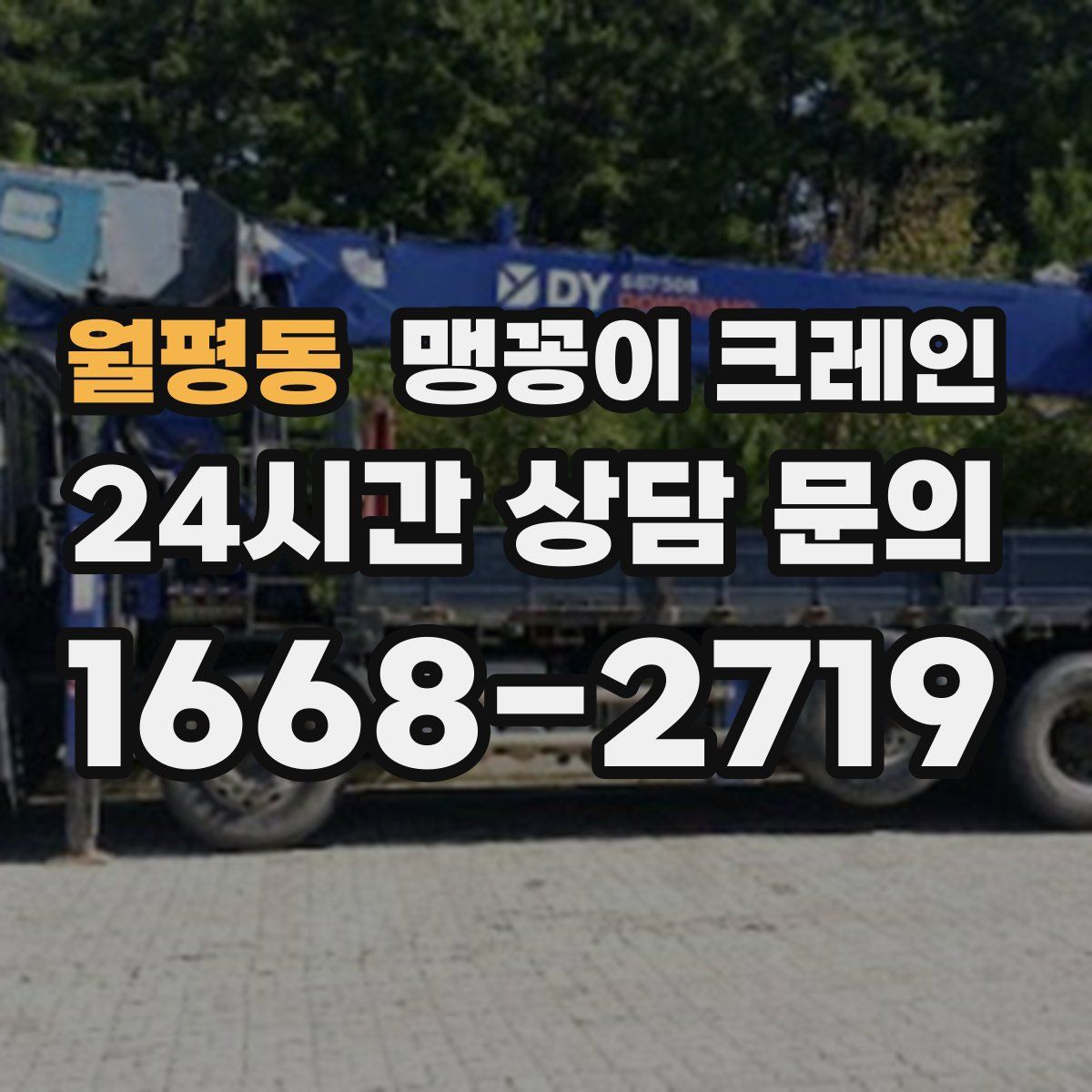 월평동 맹꽁이 크레인