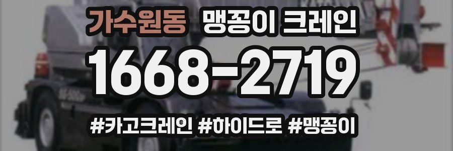 가수원동 맹꽁이 크레인
