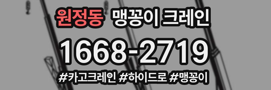 원정동 맹꽁이 크레인