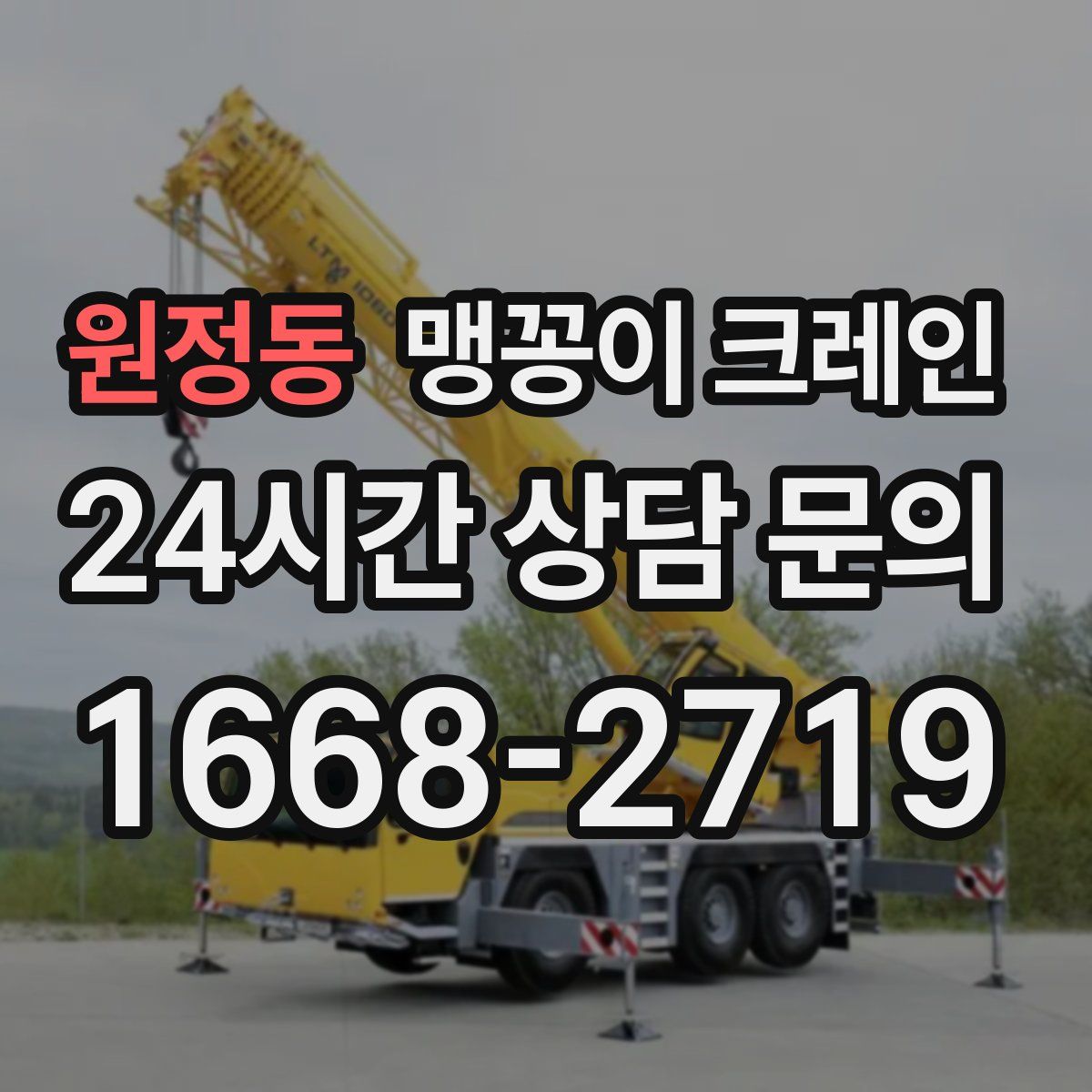 원정동 맹꽁이 크레인