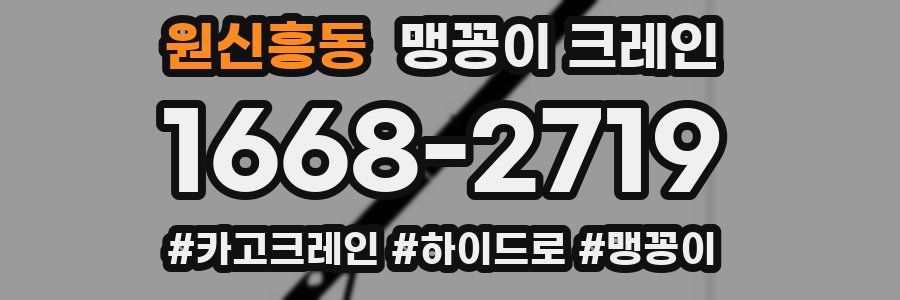 원신흥동 맹꽁이 크레인