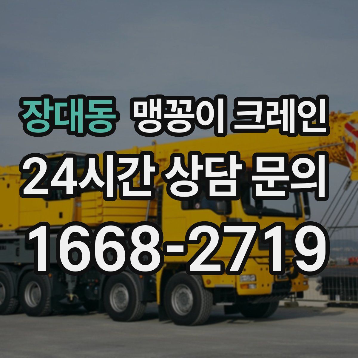 장대동 맹꽁이 크레인