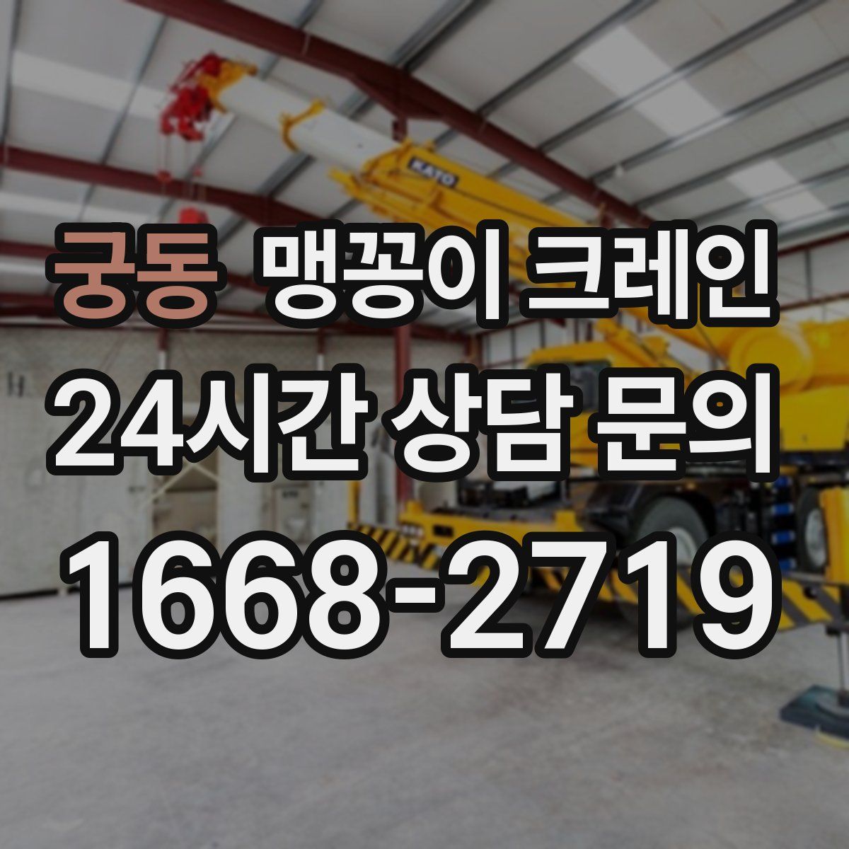 궁동 맹꽁이 크레인