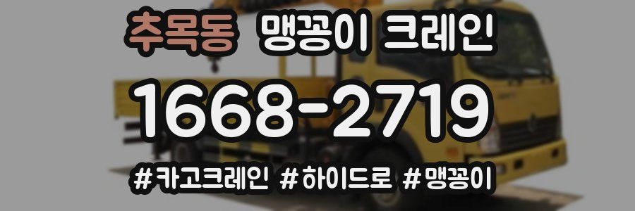 추목동 맹꽁이 크레인