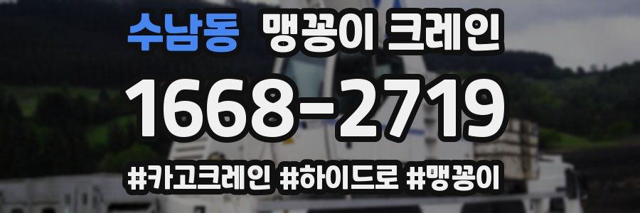 수남동 맹꽁이 크레인