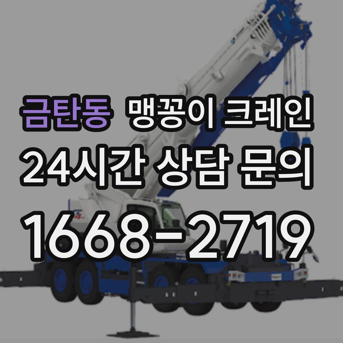 금탄동 맹꽁이 크레인