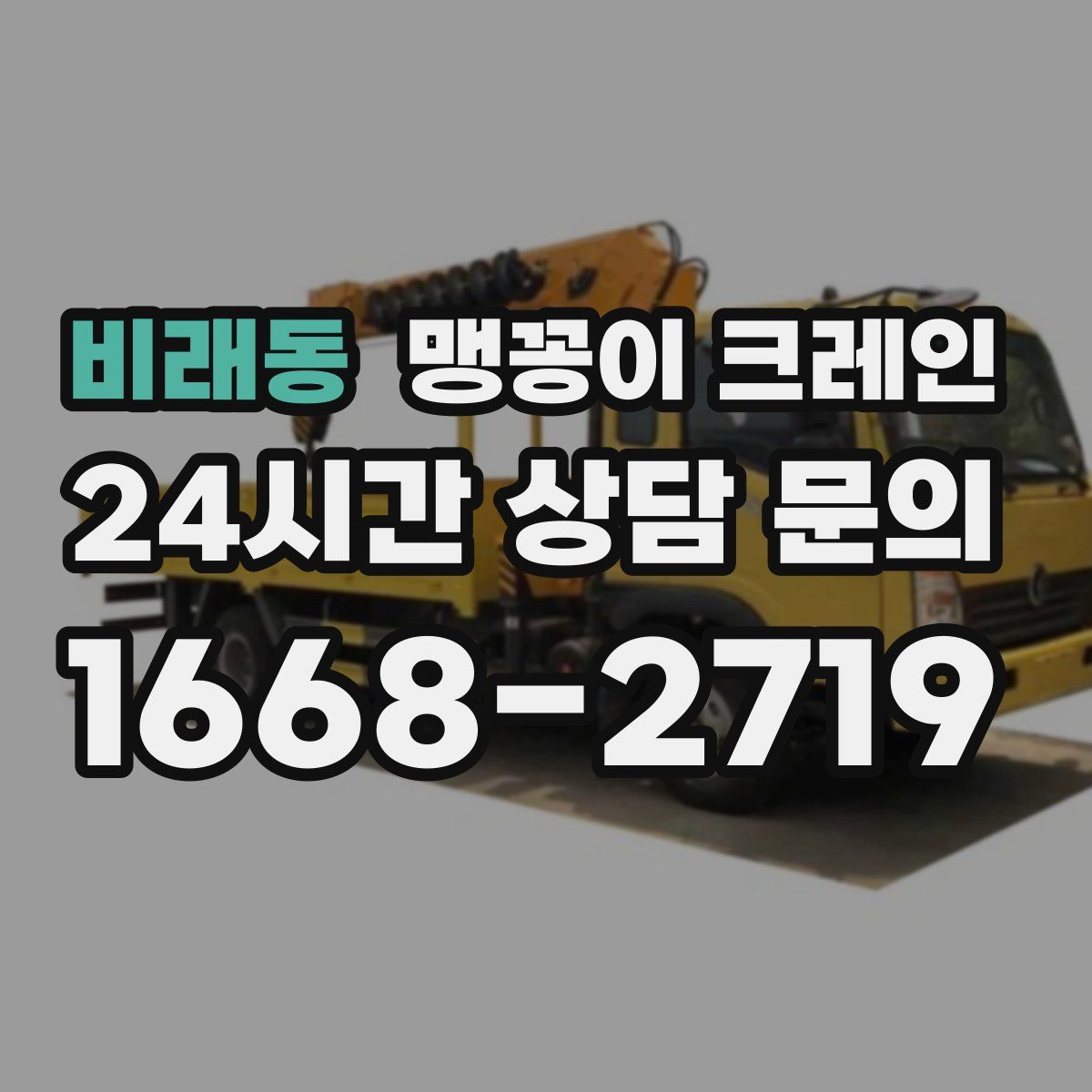 비래동 맹꽁이 크레인