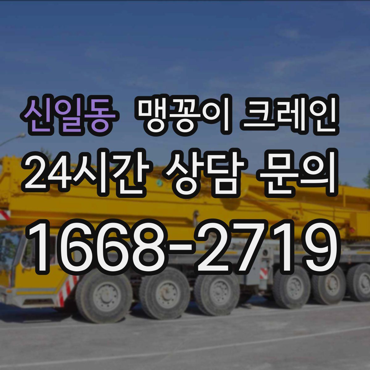 신일동 맹꽁이 크레인