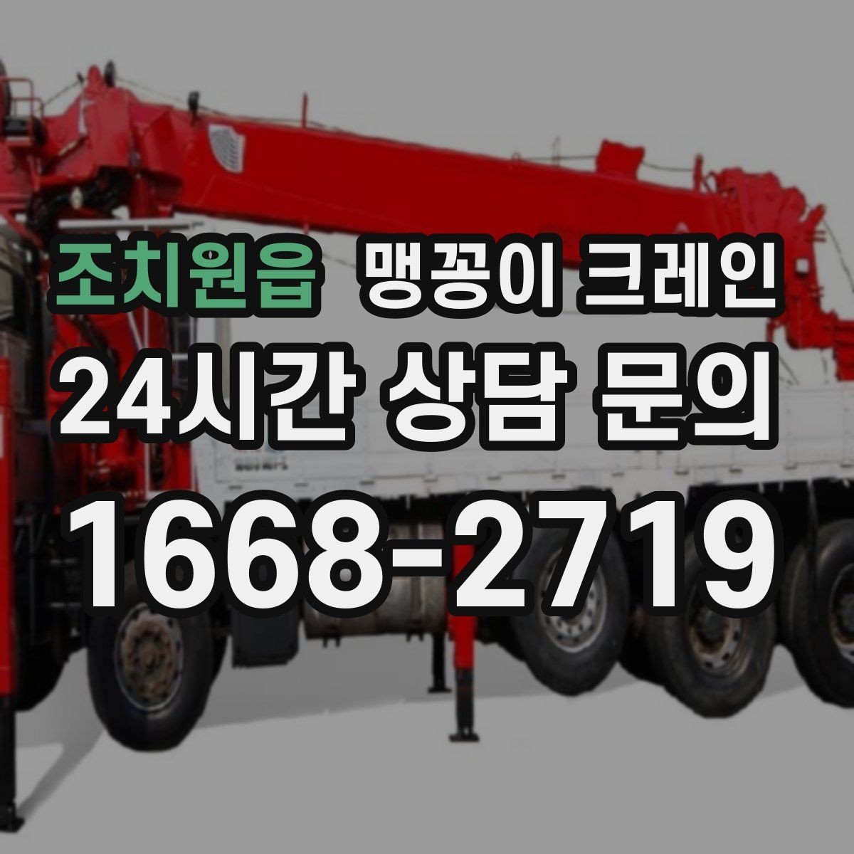 조치원읍 맹꽁이 크레인 출입문 높이가 낮을 때 반입 전략