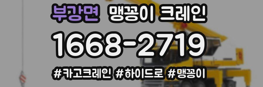 부강면 맹꽁이 크레인