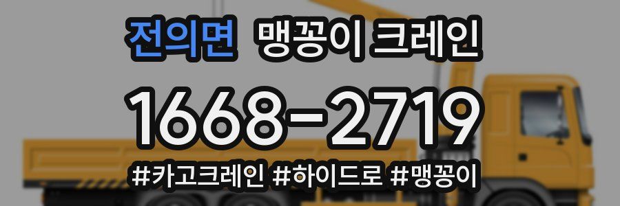 전의면 맹꽁이 크레인