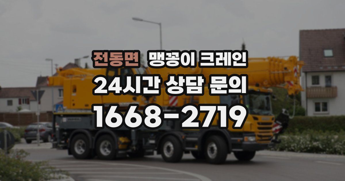 전동면 맹꽁이 크레인