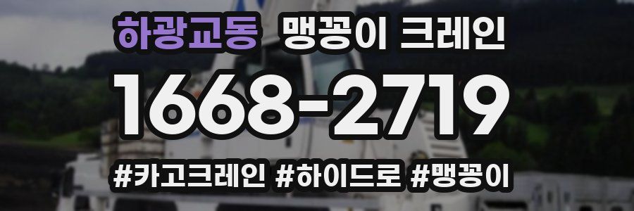 하광교동 맹꽁이 크레인