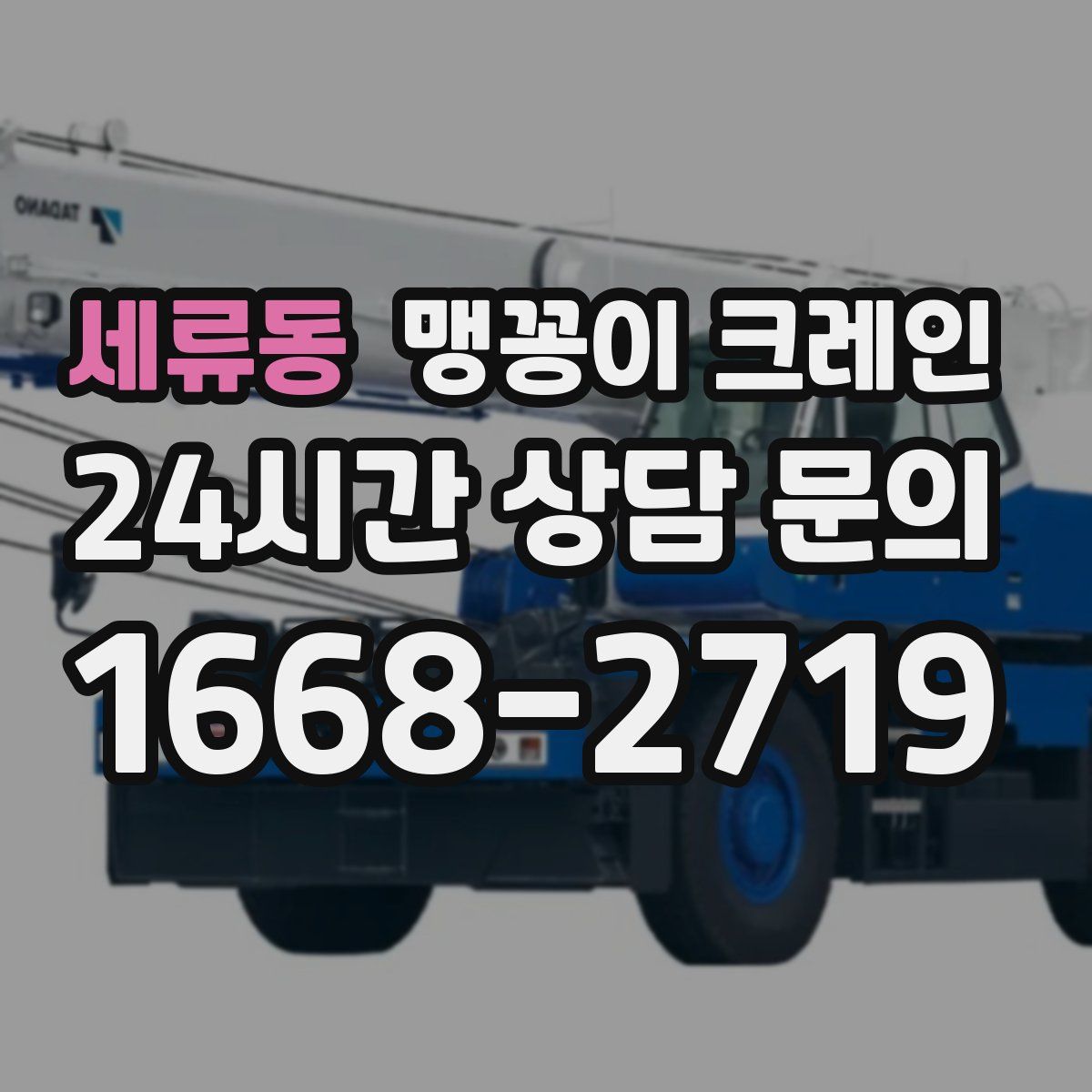 세류동 맹꽁이 크레인