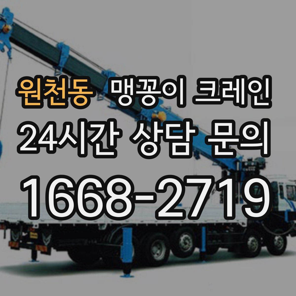 원천동 맹꽁이 크레인 컨테이너 내부 장비 반입에 적합한 이유