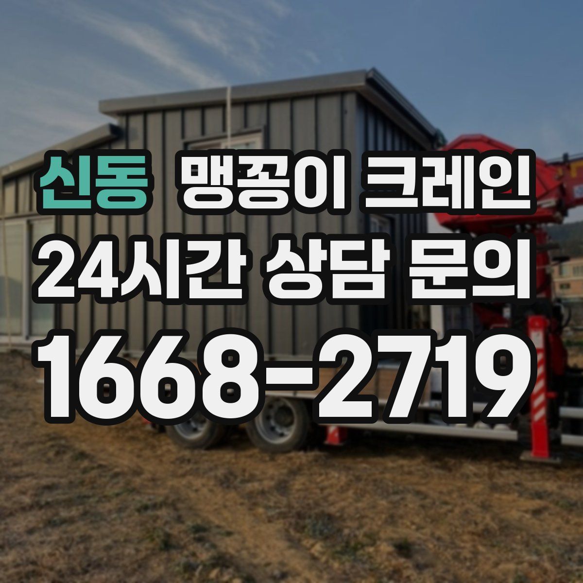 신동 맹꽁이 크레인