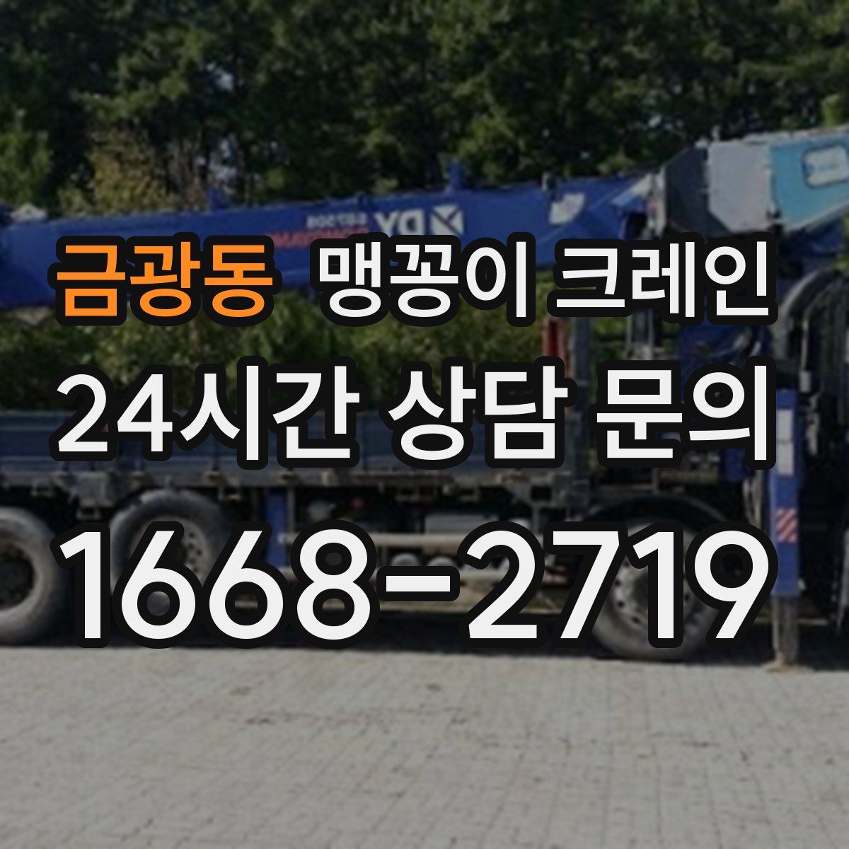 금광동 맹꽁이 크레인
