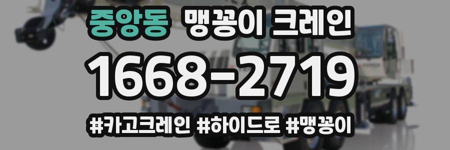 중앙동 맹꽁이 크레인