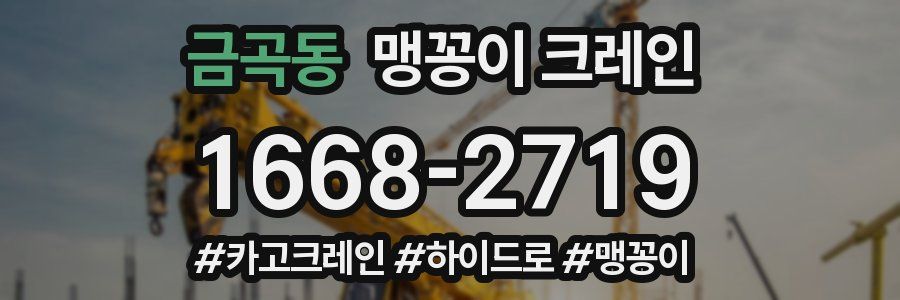 금곡동 맹꽁이 크레인