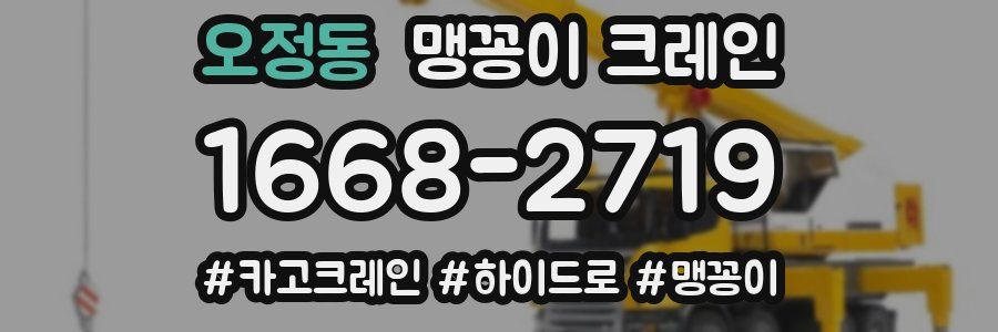 오정동 맹꽁이 크레인
