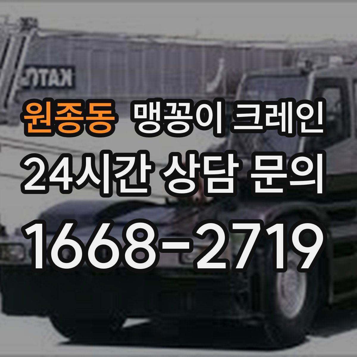 원종동 맹꽁이 크레인